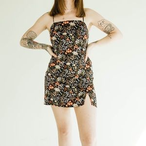 forever 21 floral silk dress